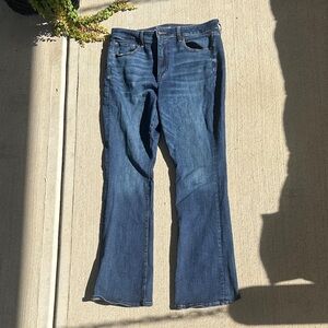 American Eagle Outfitters Dark Blue Skinny Kick